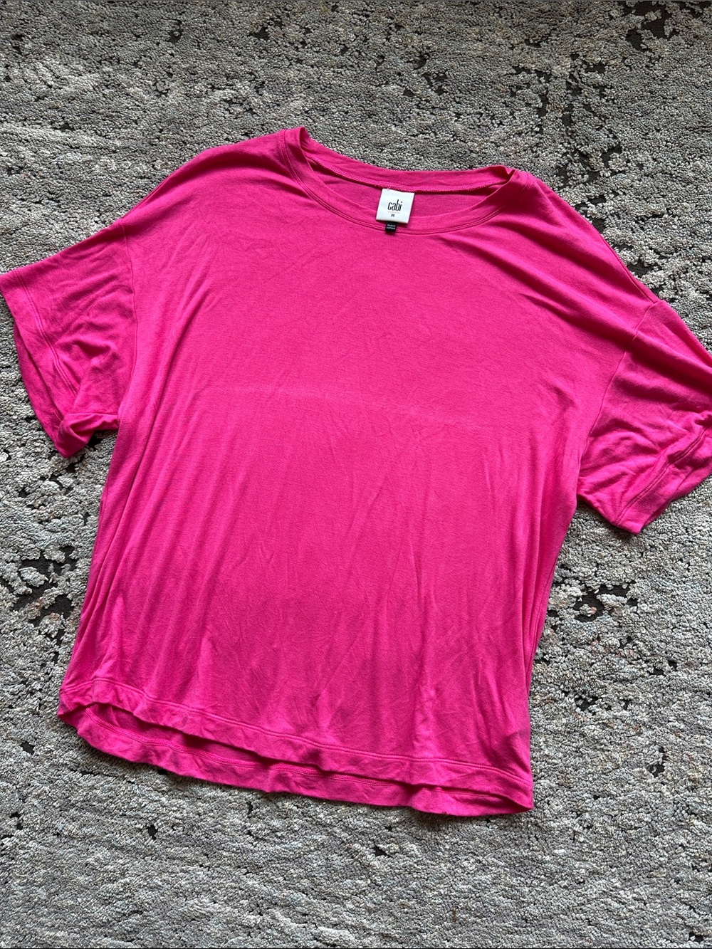 CAbi Women's Fuchsia Short Sleeve Tee - Picture 2 of 5